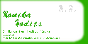 monika hodits business card